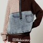 Color Block Denim Patchwork Top / Knit Mini Skirt LLA0578