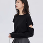 Round Neck Long Sleeve T-Shirt SHN0015