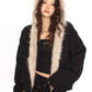 Hood Fleece Zip Up Jacket BGS0012