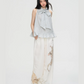 Stripe Long Bow Tie Top  PUC0018