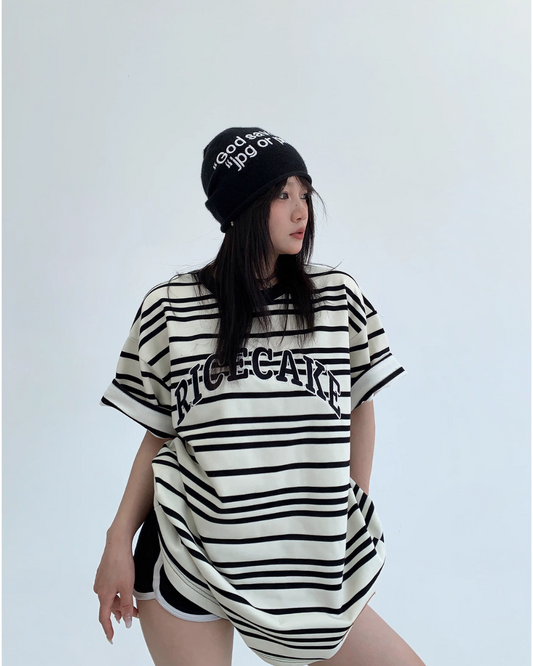 Border Short Sleeve T-Shirt YLS0863