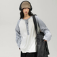 Henley Neck Raglan Sleeve Long-Sleeve T-Shirt ACS0382