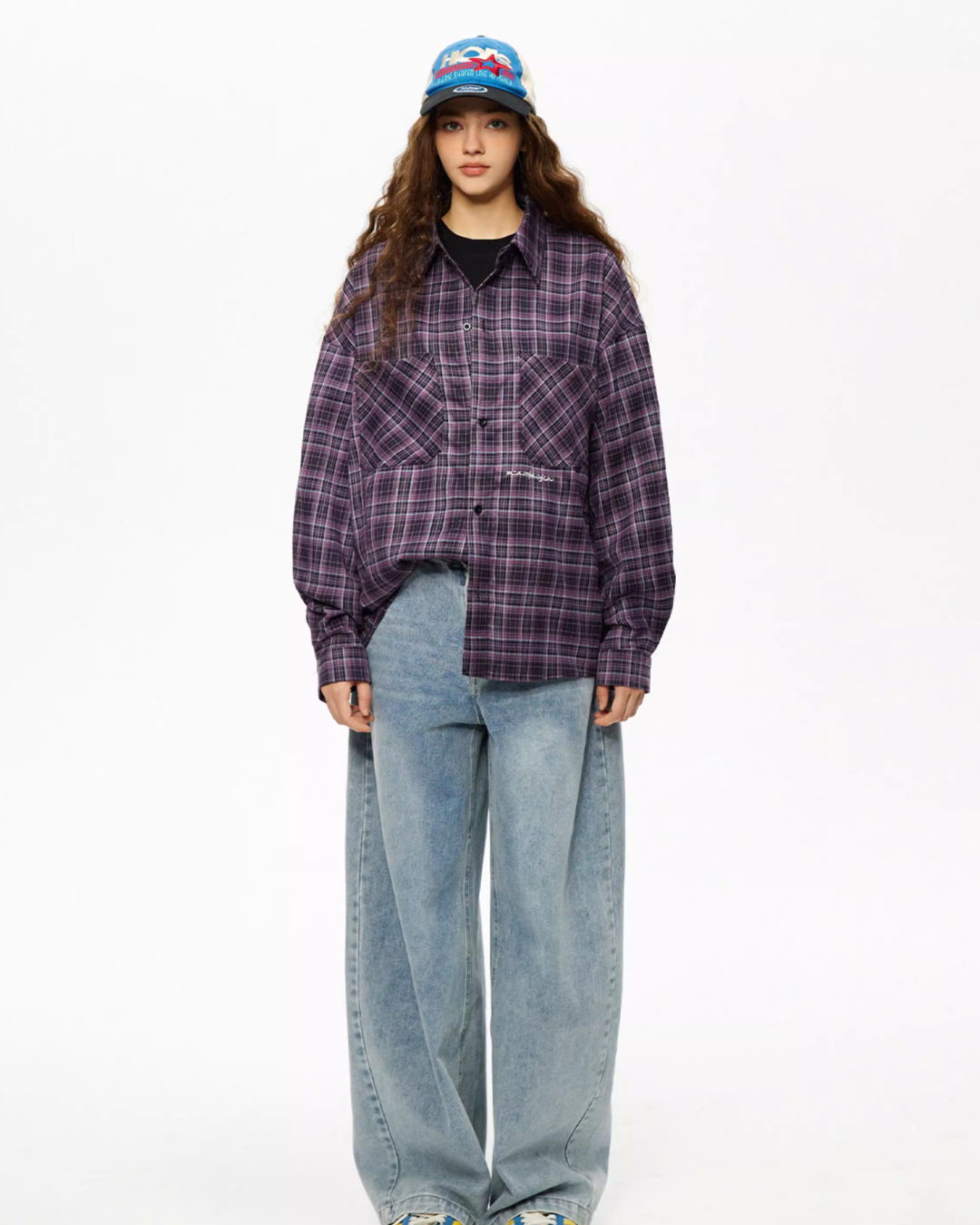 Block Plaid Street Shirt NDC0010