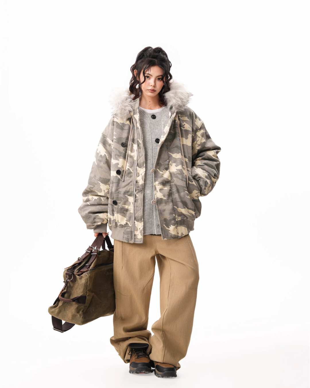 Fur Collar Cotton Jacket BWA0003