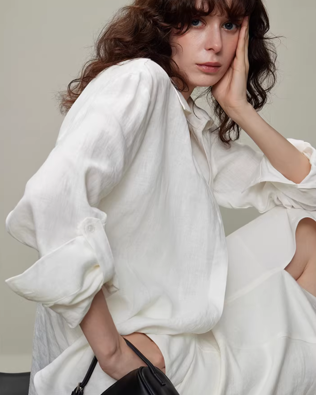 Linen Long-Sleeve Shirt / Casual Pants TEO0003