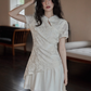 China Embroidery Flower Dress SMS0015