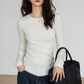 Round Neck Tight Long Sleeve Top VAS0138