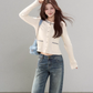 Round Neck Tight Knit Top WDB0025