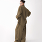 Relax Linen Long Sleeve Shirt / Wide Leg Pants ACS0287