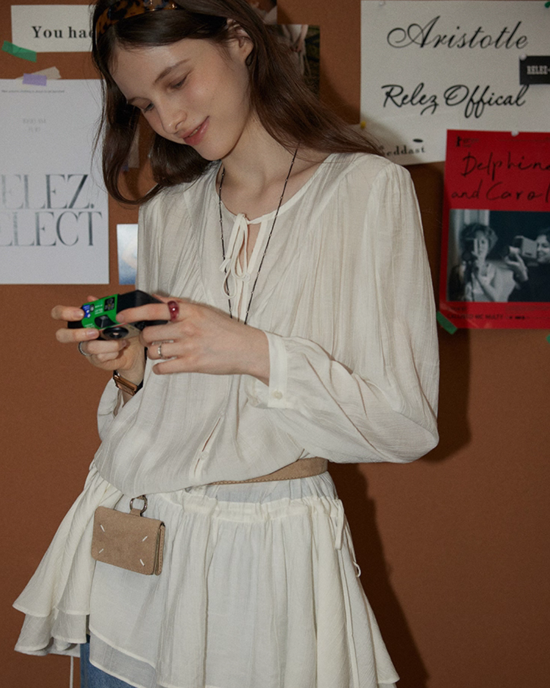 Sheer Blouse Tunic RLZ0015