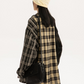 Vintage Plaid Big Shirt EZK0018