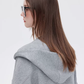 Hooded Long-Sleeve Sweatshirt Dress SHN0007