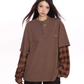 Plaid Two-Piece Long Sleeve T-Shirt BGS0046