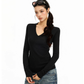 V-Neck Knit Top BGS0054