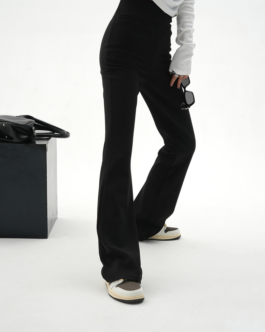 Stretch Flared Pants SRS0031