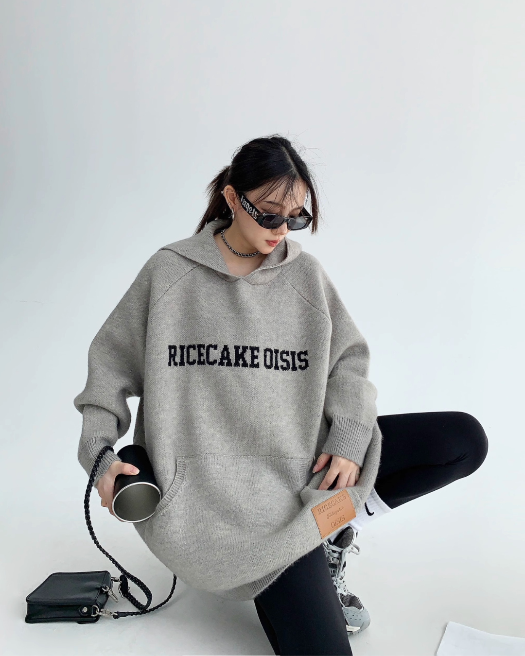 Front Logo Loose Hoodie YLS0016