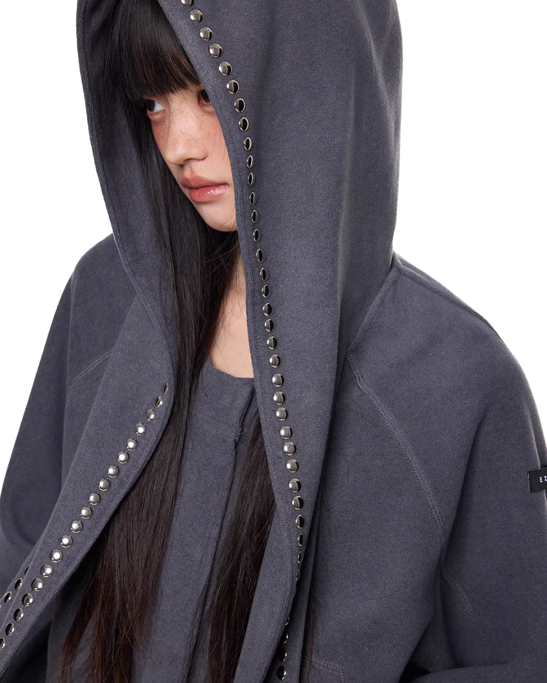 Rabbit Ear Studded Hoodie EZK0098