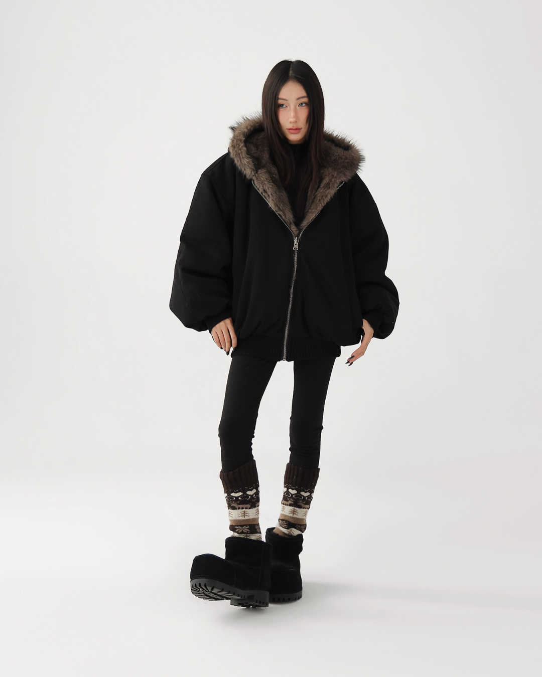 Faux Fur Reversible Blouson ACS0330