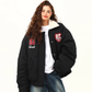 Retro Lambswool Collar Cotton Jacket WDZ0039