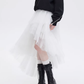Buckled Irregular Tulle Skirt SHN0006