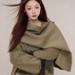 Scarf Collar Wool Coat WDB0004