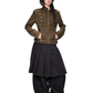 Double-Breasted Stand Collar Jacket EZK0111