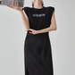 One-Point Logo Long Dress FER0307