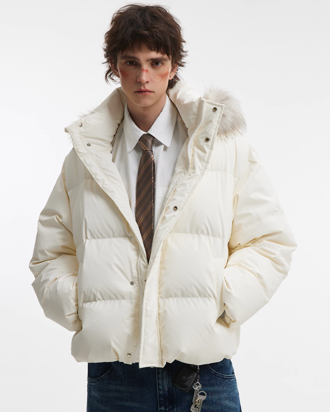 Hood Fur Down Jacket NDC0004