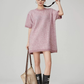 Shaggy Knit Mini Dress FER0125