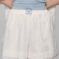 Flower Lace Short Sleeve Shirt / Half Pants ASG0043