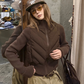 Knit Panel Quilted Knit Jacket WWP0019