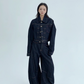Dark Blue Wide Denim Pants YLS0904