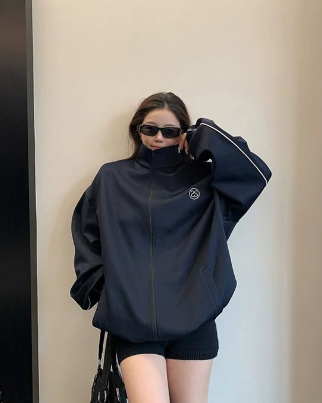 Loose-Fit Stand-Neck Jacket YLS1040