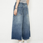 Overwide Half Denim Pants ZRS0067