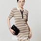 Polo Stripe Knit Dress LLA0506