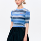 Contrast Color Short Knit WBL0003