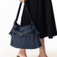 Belt Denim Fabric Shoulder Bag VSE0068