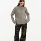 Half Zip Cable Knit MDB0010