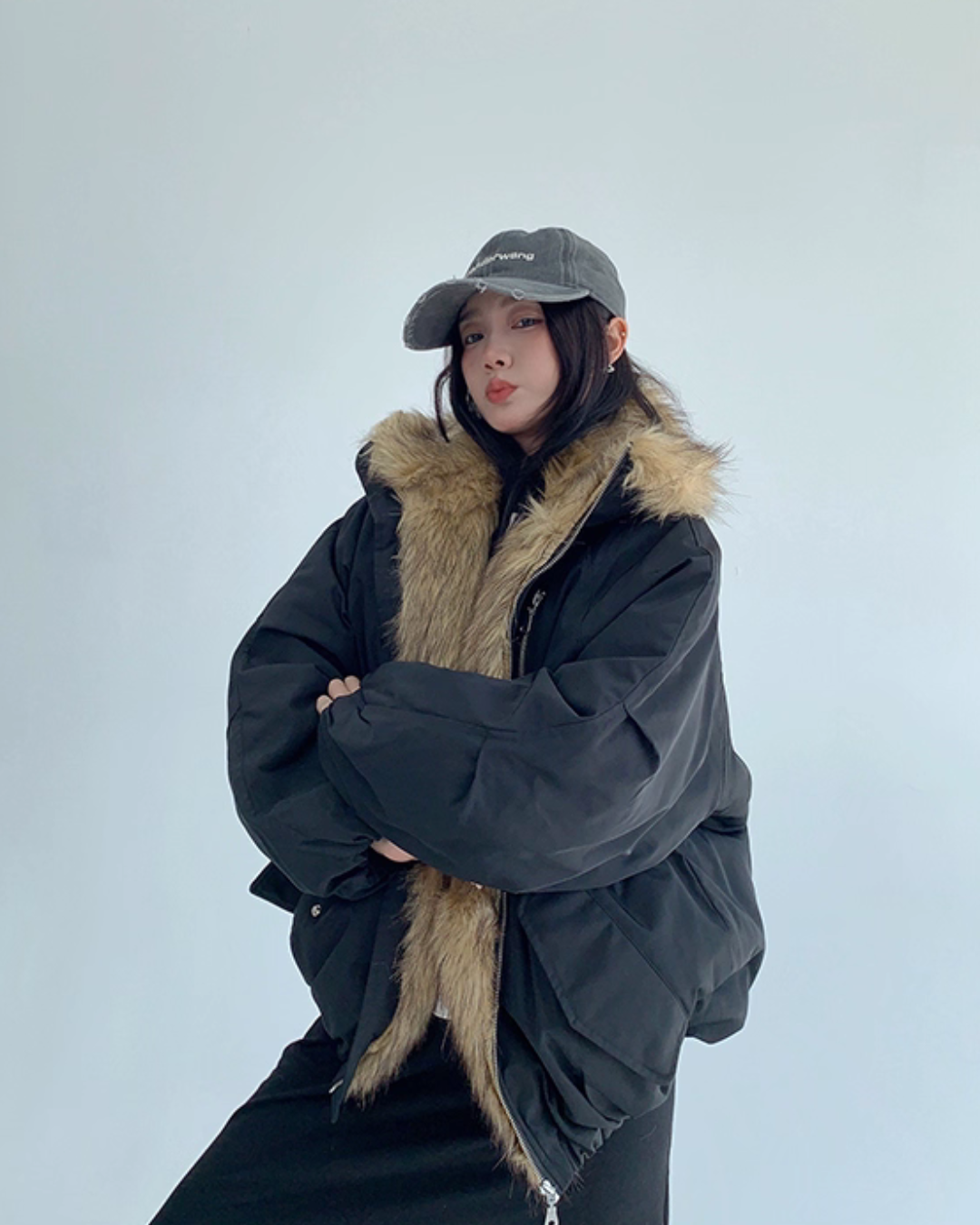 Fur Collar Cotton Jacket YLS0992