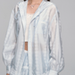 Sheer Windbreaker Jumper / Flare Skirt ASG0045