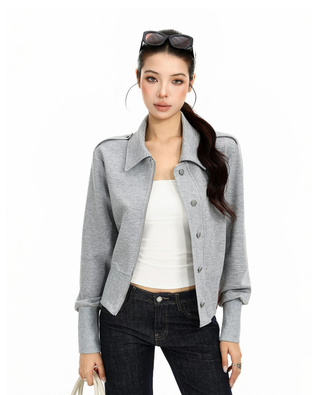 Polo Collar Short Jacket BGS0057