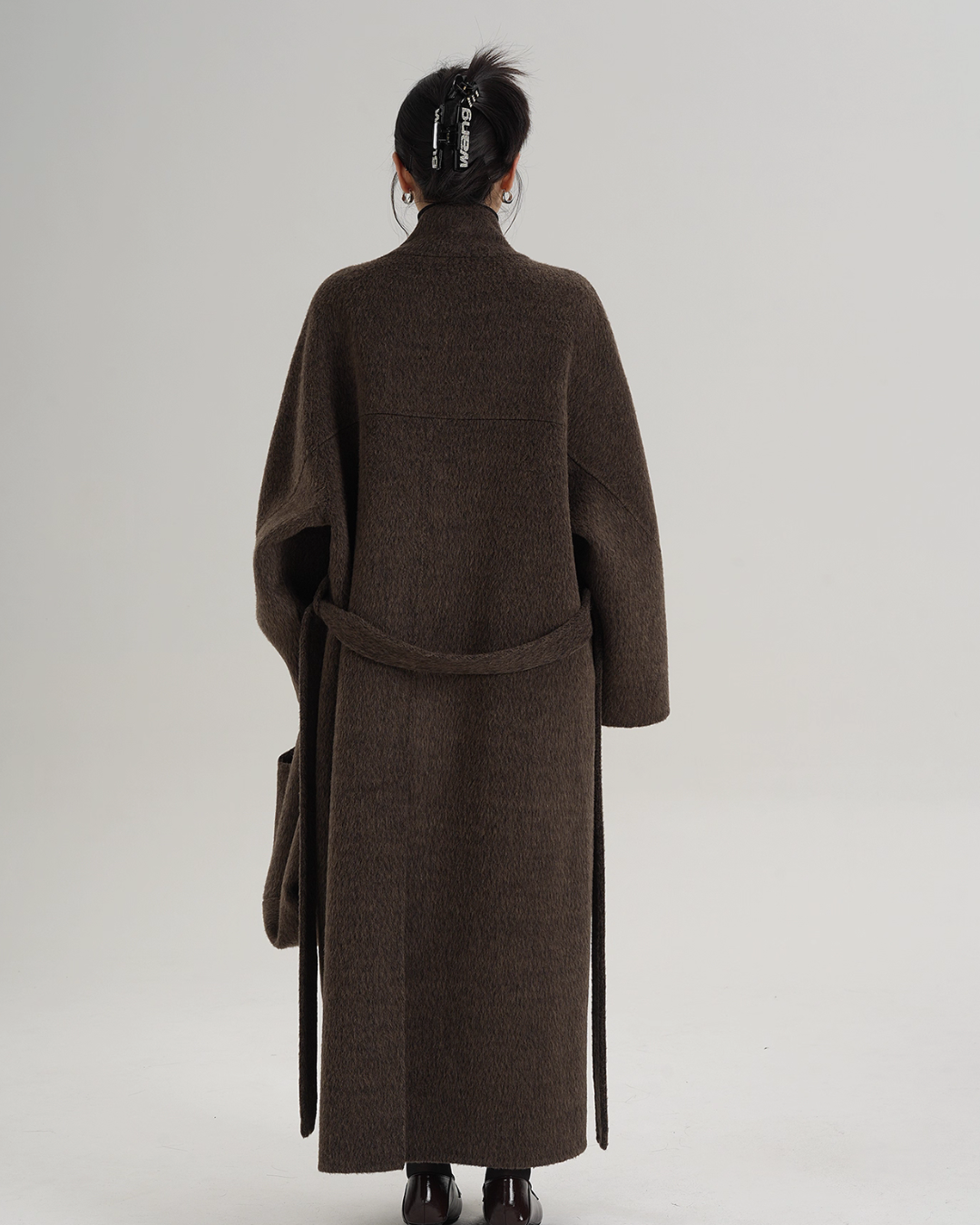 Stand Collar Wool Coat SRS0370