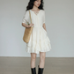 V-Neck Tiered Mini Dress VAS0201