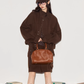 Vintage Oversized Biker Jacket / Cargo Pants / Half Skirt BBK0003