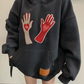 Graphic Oversized Sweatshirt Hoodie YLS1065