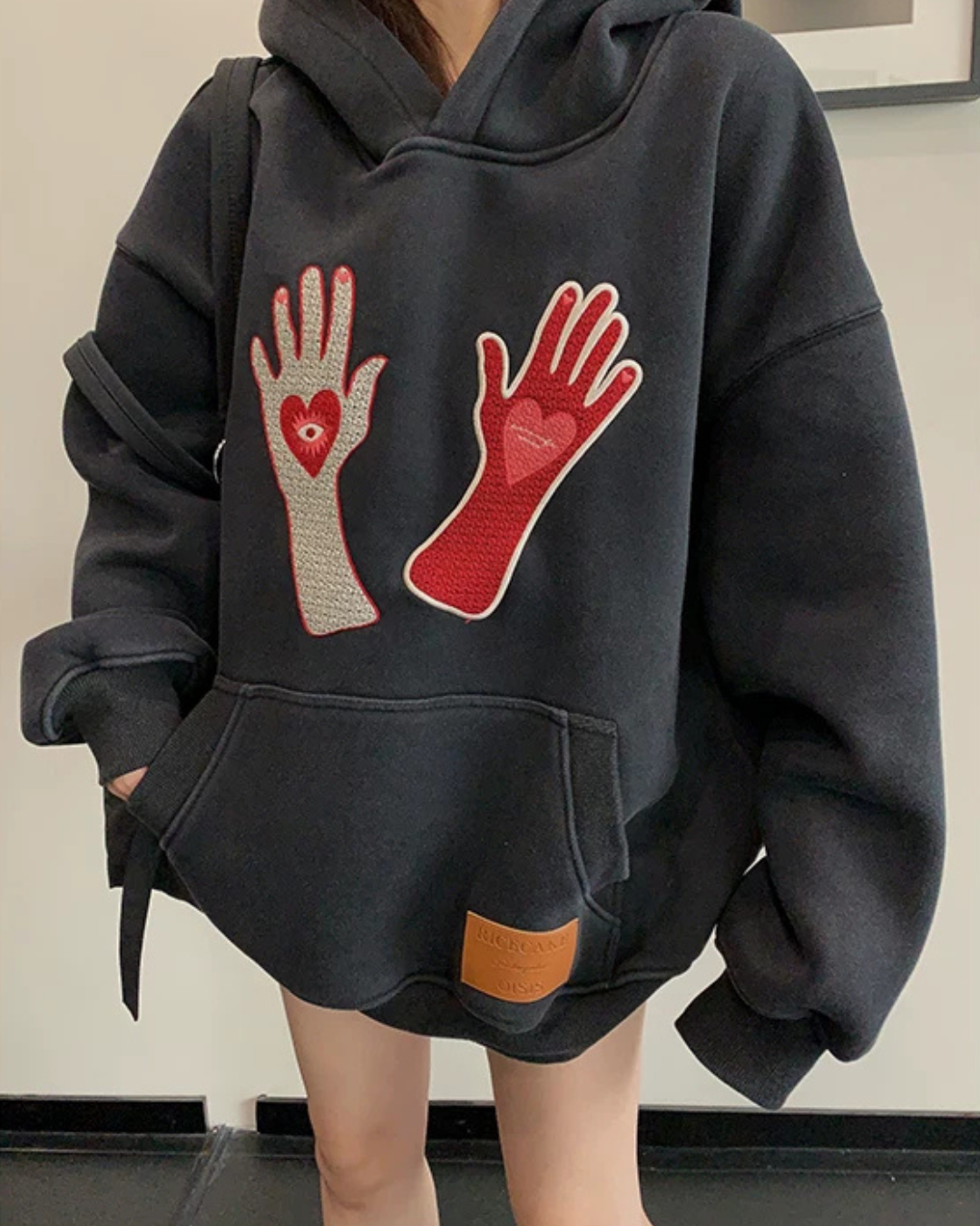 Graphic Oversized Sweatshirt Hoodie YLS1065