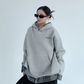 Layered-Style Sweatshirt Hoodie YLS0954