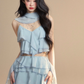 Chiffon Ruffle Tops / Chiffon Skirts LAS0019