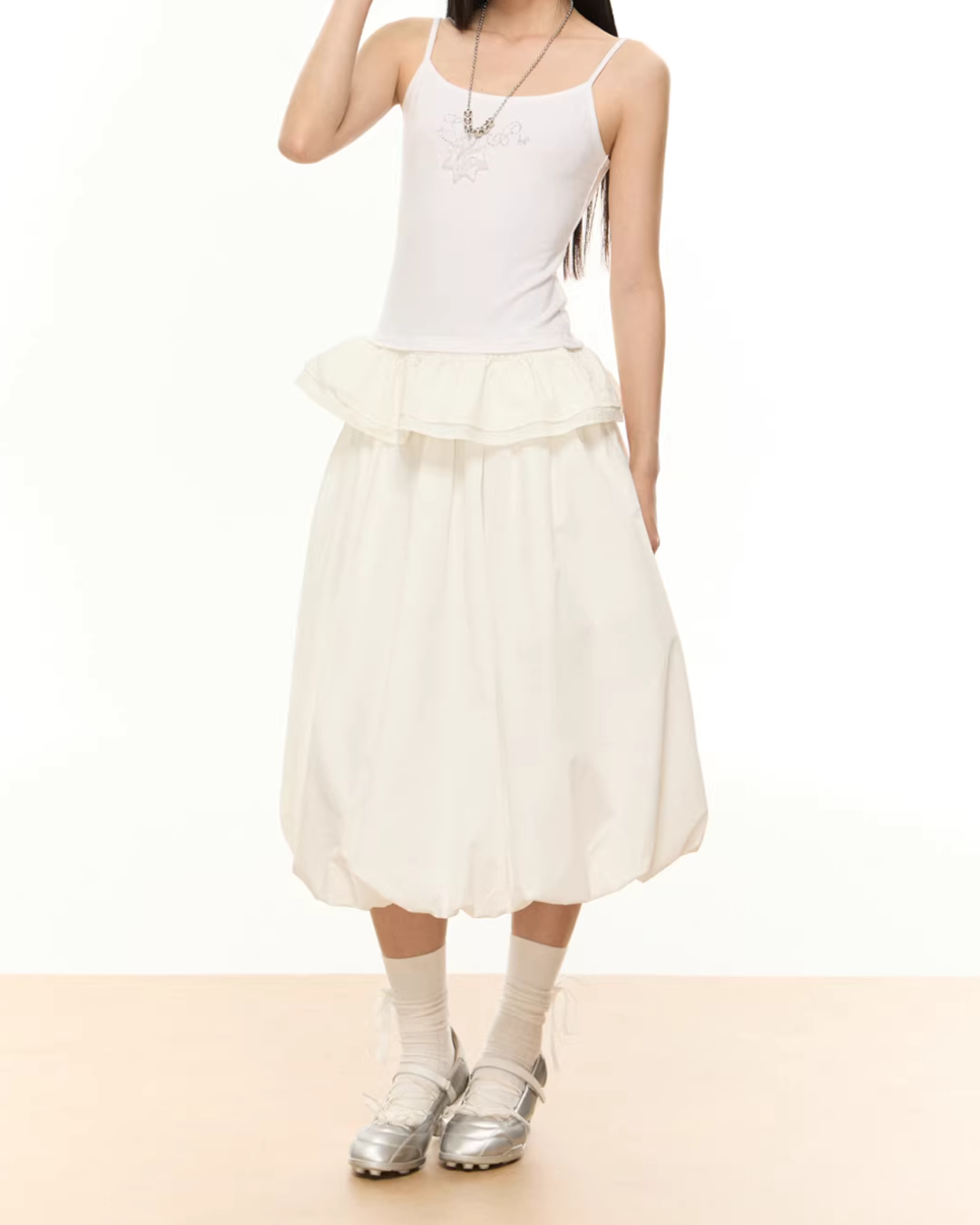 Half-Length Balloon Skirt EZK0097