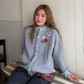 Waffle Badge Fleece-Lined Hoodie CYE0104